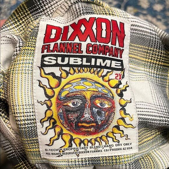 Dixxon Sublime 40Oz To Freedom Pearl Snap Multicolor Plaid Button Closure Shirt - Picture 11 of 14